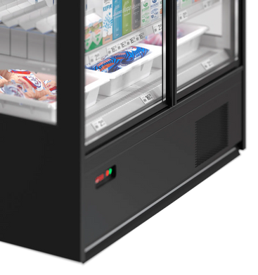 Холодильная горка Modern Expo Cooles SlimDeck с розпашными дверями L2500 W770