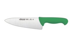 Нож поварской Arcos 200 мм зелёный