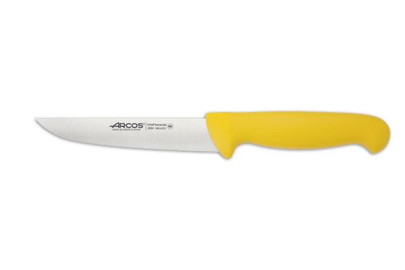 Нож кухонный Arcos 130 мм жёлтый
