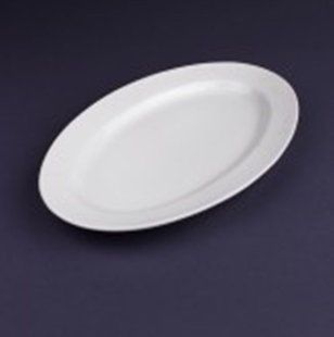 Тарелка овальная 14" (35,5СМ) с бортом