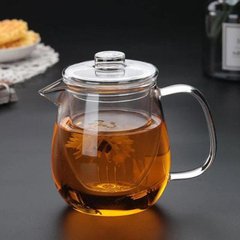 Чайник скляний зі скляним ситом Наіф 600мл