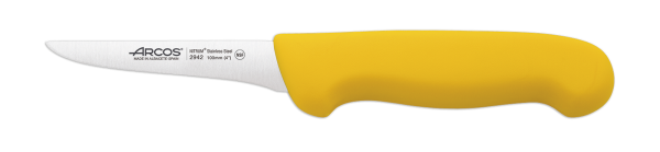 Нож обвалочный Arcos 100 мм жёлтый