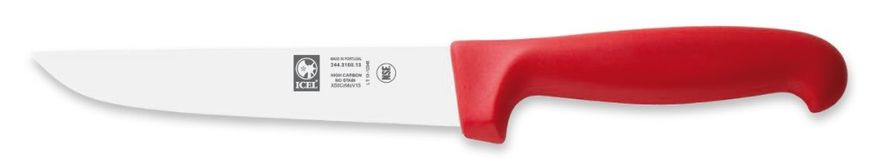 Обвалочный нож ICEL 150 мм красный