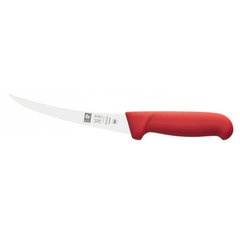 Нож обвалочный гнутый ICEL 130 мм красный