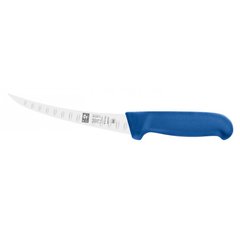 Обвалочный нож изогнутый полугибкий ICEL 150 мм синий