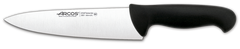 Нож поварской Arcos 200 мм чёрный
