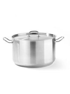 Кастрюля середня з кришкою Hendi Kitchen Line 15 л