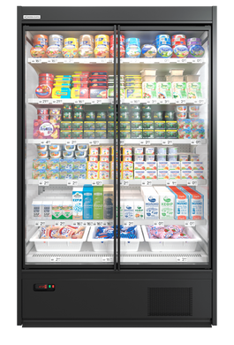 Холодильна гірка Modern Expo Cooles SlimDeck з розпашними дверима L2500 W660