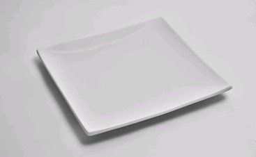 Тарелка квадратная 10" (25,5СМ) без борта