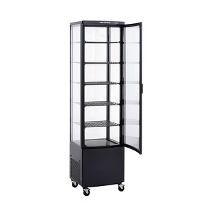Вітрина холодильна Hurakan HKN-UPD278B Black