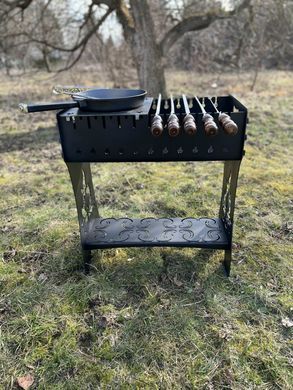 Мангал розбірний високий 6 шампурів
